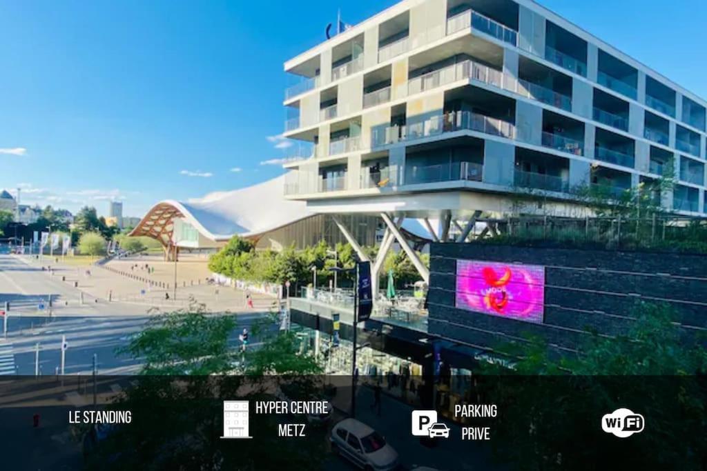 Le Standing Parking Wifi Metz Un-Sejour-A-Part Apartment Bagian luar foto